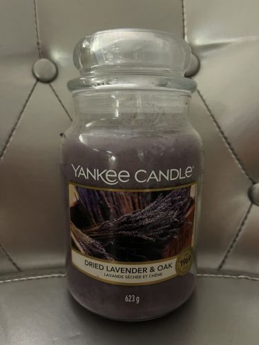 Svíčky vonné kulaté 623 g - Dried lavender oak
